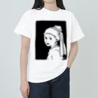 山形屋米店の真珠の耳飾りの少女 Heavyweight T-Shirt