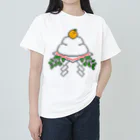 yuNN3の鏡もちドット絵 ヘビーウェイトTシャツ