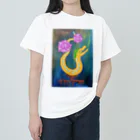 タエラウェポンのアジサイの竜 ヘビーウェイトTシャツ