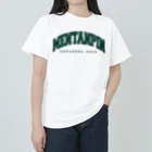 ポンチー麻雀の麻雀 メンタンピンドラドラ8000 アーチロゴ Heavyweight T-Shirt