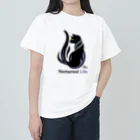 kocoon（コクーン）の夜型生活のネコ ヘビーウェイトTシャツ
