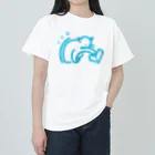 Cleavageの日本式双晶つんつんネコちゃーん Heavyweight T-Shirt