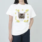 みきぞーん｜保護猫 ミッキー画伯と肉球とおともだちのchabi ヘビーウェイトTシャツ