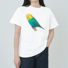 森図鑑の[森図鑑]セキセイインコレインボー ヘビーウェイトTシャツ