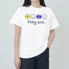 LOCO.AYAの厚み合ってる？ビリヤードデザイン。 ヘビーウェイトTシャツ