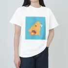 nagisa-ya(なぎさや) ペンギン雑貨のチョココロネロケット ヘビーウェイトTシャツ