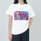 jinkokoのユメと魚 ヘビーウェイトTシャツ