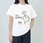 ENOKI_fairyのエノキの妖精 ヘビーウェイトTシャツ