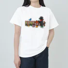 ハッピー・ラブラドールズのブラックラブラドールがガーデニング Heavyweight T-Shirt