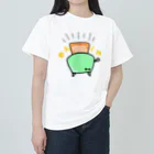 なでしこ@デザインのポップアップトースター ヘビーウェイトTシャツ