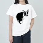 ぼすとんずのボストンテリアうんちの犬 ヘビーウェイトTシャツ