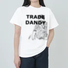 ニポトレ本舗☆投資家とトレーダーに捧ぐのTRADE DANDY 001 ストリートトレードダンディおじさん001 Heavyweight T-Shirt