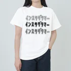 Aliviostaのインスタグラマー ゆるいカタカナロゴ ヘビーウェイトTシャツ