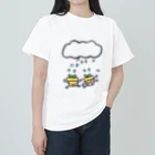 greetenの植木に雨を Heavyweight T-Shirt