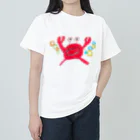 しょちゃぷにのぼくの夏休み・かに ヘビーウェイトTシャツ