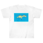 泥と暮らしのスピノサウルスの干し方 ヘビーウェイトTシャツ