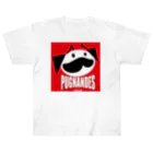 BEACSのPUGNANDES2022_Red ヘビーウェイトTシャツ