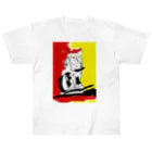 ねこおじさんのなんりんのHi_Ro_Shi Heavyweight T-Shirt