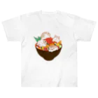 ashitahaikiruのすしズ丼 ヘビーウェイトTシャツ