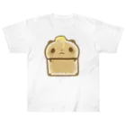 うさやのこんがりパンダパン【バターのせ】 Heavyweight T-Shirt