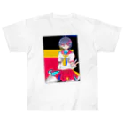 パンドラブラスト出張所　SUZURI店のまんがの子 Heavyweight T-Shirt