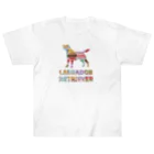 onehappinessのラブラドールレトリバー　マカロン Heavyweight T-Shirt