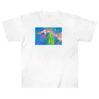 気まぐれインコのヴェロキラプトル・ボーン Heavyweight T-Shirt