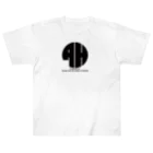 ATELIER-H   -HouZA official Goods Station-のAH丸太アイコン　クロ Heavyweight T-Shirt