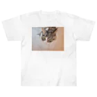 ねむいさかなのお店の愛猫 Heavyweight T-Shirt