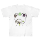直 カエル-Sugu Kaeru-のすぐかえる ヘビーウェイトTシャツ