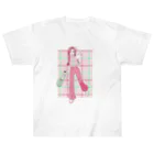 motsu・nabeの春(PINK) ヘビーウェイトTシャツ