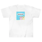 もこもこイエティのひょっこりもこもこイエティ Heavyweight T-Shirt