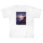 shoji'sのfale o lakinini surf akiya sunset ヘビーウェイトTシャツ