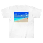 おっくんのふざけた服屋さんの夏の淡い初恋 Heavyweight T-Shirt