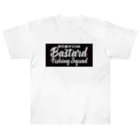 BASTARD FISHING SQUAD   Designed by KROのBFS LOGO Heavyweight T-Shirt