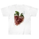 脂身通信Ｚのかいわれ大根の生ハム巻き_220722 Heavyweight T-Shirt