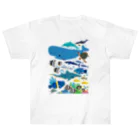 みなとまち層の小笠原の海洋生物(背景なし) ヘビーウェイトTシャツ