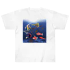 MarchanMerchantのMarchan 海に行く Heavyweight T-Shirt