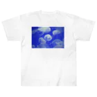 天秤座の海を漂う白い月 Heavyweight T-Shirt