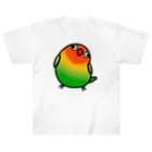 Cody the LovebirdのChubby Bird ルリゴシボタンインコ ヘビーウェイトTシャツ