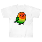 Cody the LovebirdのChubby Bird ルリゴシボタンインコ ヘビーウェイトTシャツ