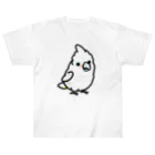 Cody the LovebirdのChubby Bird シロビタイムジオウム Heavyweight T-Shirt