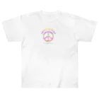 薈.collectionのLove＆peaceシリーズRainbowcolorバージョン ヘビーウェイトTシャツ