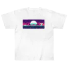 いちぼ君のお店のICHIBO-SynthWave ヘビーウェイトTシャツ