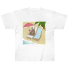 はむはむえどちゃんのはむうさ 夏のバカンス Heavyweight T-Shirt