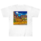 GALLERY misutawoのフランス ロクロナンの街角 Heavyweight T-Shirt