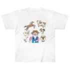 aiai_eigoのOld MacDonald had a farm【親子英語応援Tシャツ・グッズ】 Heavyweight T-Shirt