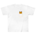 ゆるも鹿々堂のポケットインまめしか Heavyweight T-Shirt