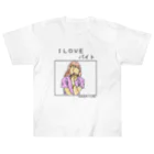 ©️みるのI LOVEバイトグッズ Heavyweight T-Shirt