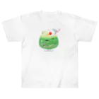 Icchy ぺものづくりのクリームソーダ ヘビーウェイトTシャツ